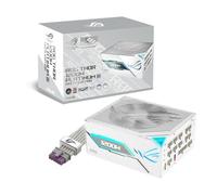 ASUS ROG THOR 1200P III Equalizer, Alimentatore Gaming per PC, Bianco | ATX 3.1, GaN MOSFET, GPU First, Display OLED e Aura Sync RGB, Modalità Turbo, Certificazione 80+ Platinum e Lambda