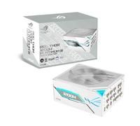 ASUS ROG Thor 1200W Platinum III White, Alimentatore Modulare, ATX 3.1, GaN MOSFET, Display OLED e Aura Sync RGB, PCIe 5.1, 80+ Platinum e Cybenetics Lambda A++, Bianco, ROG-THOR-1200P3-WHITE-GAMING