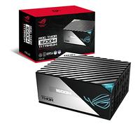 ASUS ROG Thor - Alimentatore di rete in titanio da 1600 W (illuminazione RGB, Aura Sync RGB, display OLED, PCIe 5.0 Ready, transistor di nitruro di gallio, controllo digitale e condensatori Low ESR
