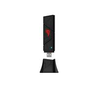 ASUS ROG USB-BE92, Adattatore USB WiFi 7 BE6500 Tribanda da 6 GHz, Nero | Compatibile con 4096-QAM, Funzionamento Multi-Link (MLO), Compatibile con USB Tipo A e C, Sicurezza di Rete WPA3