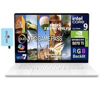 ASUS ROG Zephyrus G16 AI Gaming Laptop 16" 240Hz WQXGA OLED Display (Intel Ultra 9-285H, GeForce RTX 5070 Ti 12GB, 32GB LPDDR5X, 8TB SSD R0, RGB KB, Thunderbolt 4, Win 11 Pro) con Hub USB DKZ