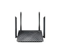 ASUS - Router Wireless RT-AC1200 Dual Band 1200 AC Interfacce 1 x RJ45 10/100 BaseT WAN / 4 x RJ45 10/100 BaseT LAN / 1 x USB 2.0 Colore Nero