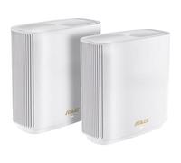 ASUS - Router Wireless ZenWiFi AX XT8 Tri-Band Mesh WiFi 6 System Copertura fino a 410 mq 6.6Gbps 2 Pezzi Colore Bianco