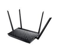 Asus RT-AC1200GPLUS Router Wireless Gigabit Dual Band AC1200, MIMO, 4 Antenne Esterne 5dBi Staccabili, USB 2.0 con Supporto 3G-4G LTE, RJ45 Gigabit, Tecnologia AiRadar
