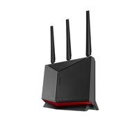 ASUS RT-BE86U BE6800 Router Wi-Fi a doppia banda, supporta 4096-QAM, MLO, riconoscimento KI-WAN, AiMesh, sicurezza di rete senza abbonamento e funzioni VPN complete, Guest Network Pro, Gaming