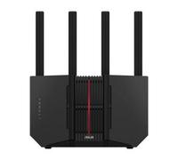 ASUS RT-BE92U Router WiFi Tri-band 7 Router Estendibile AiMesh 9,7Gbps, 320MHz, 4K-QAM, Porte WAN 10G, Porte LAN Quad 2,5G, Sicurezza di Rete, VPN, Tethering Mobile 4G LTE/5G, Smart Home Master, Nero