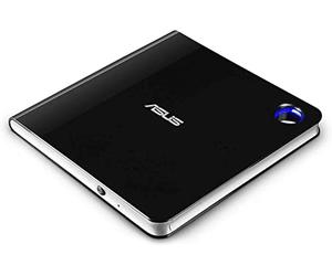 ASUS SBW-06D5H-U Lettore e Masterizzatore Portatile USB Type-C e Type-A, Blu-Ray, DVD, CD, Compatibile Con Windows e Mac, Supporto M-DISC, Software di Backup Incluso, Ultraslim, Nero