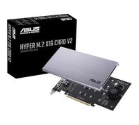 ASUS Scheda di espansione Hyper M.2 X16 PCIe 3.0 X4 V2 supporta 4 NVMe M.2 (2242