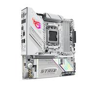 ASUS ROG Strix B850-G Gaming WiFi, Scheda Madre AMD mATX, 14+2+1 Stadi di Alimentazione, Slot DDR5, PCIe 5.0, 4 slot M.2, WiFi 7 (802.11be) e Ethernet 2,5Gb, USB-C da 20Gbps, Aura Sync RGB, Bianca