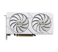 ASUS Scheda video Dual GeForce RTX 4060 EVO White OC Edition 8GB GDDR6 2 Potente ventola Axial-tech DUAL-RTX4060-O8G-EVO-WHITE/distribuzione domestica ufficiale