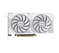 ASUS DUAL RTX 5060 OC, Scheda Grafica da 8 GB GDDR7 NVIDIA GeForce, Bianca | 128 Bit, PCIe 5.0, Ventole Axial-Tech, 1 HDMI 2.1, 3 DisplayPort 2.1, Software GPU Tweak III, DUAL-RTX5060-O8G-WHITE