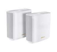 ASUS ZenWiFi AX XT9 AX7800 2er Set Weiß Banda tripla 24 GHz/5 GHz/5 GHz Wi-Fi 6 80211ax Bianco 4 Interno