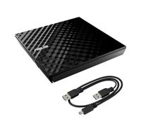ASUS Storage SDRW-08D2S-U/BLK/G/AS Slim DVDRW 8X USB Nero Vendita al dettaglio