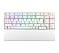 ASUS ROG Strix Scope II 96 Wireless Moonlight - Tastiera meccanica Gaming - Tri-Mode, Switchs & Stabilizzatori ROG NX Snow e Hot-Swap, 3 Angoli di inclinazione e Riposo Polsi, AZERTY