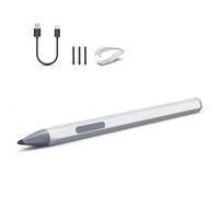 ASUS Stylus Pen per Transformer/Mini/Zenbook Flip/Pro/Vivobook Flip/Pro/Duo/Notebook, penna ricaricabile MPP 2.0 Tilt Pen, sensibilità alla pressione 4096, design esagonale, argento
