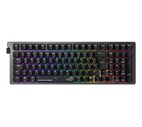 ASUS ROG Strix Morph 96 - Tastiera da gioco wireless personalizzata (QWERTZ, interruttori ROG NX V2, Bluetooth, 2,4 GHz con tecnologia wireless ROG SpeedNova, USB cablata, supporto MacOS, nero)