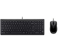 ASUS Tastiera con sistema operativo cromato e mouse ottico cablato 90MA000-P00110, nero