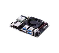 ASUS Tinker Edge R Scheda SBC, Processore Arm Big.Little, RAM 4 GB LPDDR4, GPU Arm Mali T860, NN Rockchip NPU, 16 GB eMMC, Lettore MicroSD, LAN, WiFi, Dissipazione Attiva, Alimentazione 65W