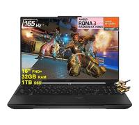 Asus TUF Gaming A16 Laptop 16" FHD+ 165Hz 7ms 100% sRGB AMD Octa-core Ryzen 7 7735HS 32GB RAM 1TB SSD Radeon RX 7600S 8GB Grafica (>RTX 4060) Retroilluminato USB-C USB4 Ricarica Veloce Win11 + Cavo