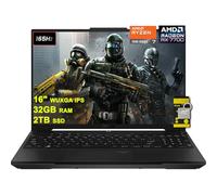 ASUS TUF Gaming A16 Laptop 16" WUXGA 165Hz 100% sRGB AMD 8-core Ryzen 7 7735HS 32GB RAM 2TB SSD Radeon RX 7700S 8GB (>RTX4060) Retroilluminato USB4 Ricarica rapida AI Noise Cancelation Win11 w/ICP