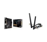 ASUS TUF GAMING A520M-PLUS II, Scheda madre da gioco Micro-ATX AMD A520 Ryzen AM4 con supporto M.2, USB 3.2 + Adattatore Tri Band BE6500 PCI-E WiFi 7 (802.11be), Bluetooth 5.4, WPA3 Network Security