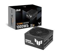 ASUS TUF Gaming - Alimentatore di rete Gold EVO da gaming da 1000 W (1000 Watt, ventola con doppio cuscinetto a sfera, compatibile ATX 3.1 e PCIe 5.1, certificazione 80 Plus Gold, cavo inciso, nero)