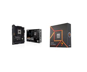 ASUS TUF GAMING B650-PLUS Scheda Madre Gaming ATX, AMD B650, AM5, DDR5, 4xPCI 4.0, Realtek 2.5Gb, Realtek 7.1, 3xM.2, 4xSATA 6GB/s, Aura Sync RGB, + AMD Ryzen 7 7700X processor 4.5 GHz 32 MB