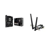 ASUS TUF GAMING B650-PLUS Scheda Madre Gaming ATX, AMD B650, AM5, DDR5, PCI 4.0, Realtek 2.5Gb Ethernet, M.2 + Adattatore Tri Band BE6500 PCI-E WiFi 7 (802.11be), Bluetooth 5.4, WPA3 Network Security