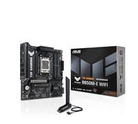 ASUS TUF Gaming B850M-E WiFi, Scheda Madre AMD Micro-ATX, 8+2+1 Fasi di Alimentazione, Slot DDR5, PCIe 5.0, 3 slot M.2, WiFi 6E, Ethernet Realtek 2.5Gb, USB-C da 10 Gbps, BIOS Flashback e Aura Sync