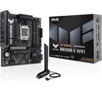 ASUS TUF Gaming B850M-E WiFi, Scheda Madre AMD Micro-ATX, 8+2+1 Fasi di Alimentazione, Slot DDR5, PCIe 5.0, 3 slot M.2, WiFi 6E, Ethernet Realtek 2.5Gb, USB-C da 10 Gbps, BIOS Flashback e Aura Sync