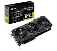Asus TUF Gaming GeForce RTX 3060 Ti V2 OC Edition Scheda Grafica, 8 GB GDDR6, PCIe 4.0, 2 HDMI 2.1, 3 DisplayPort 1.4a, Funzione Boost Clock, Tre Ventole a Doppio Cuscinetto, GPU Tweak II, LHR, Nero