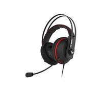 Asus TUF Gaming H7 Core Cuffie su PC e PS4, Driver Essence, Camera Airtight, Robusta Fascia in Acciaio, Colore Rosso
