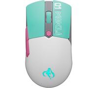 ASUS TUF Gaming Hatsune Miku Edition Mini mouse wireless - per destrorsi, 65 g, leggero, compatto, connettività tri-mode, DPI 12K, batteria fino a 134 ore, logo RGB Miku, supporto PC/Mac - Aqua