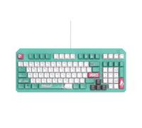 ASUS TUF Gaming K3 Gen II Hatsune Miku Edition Tastiera con layout compatto a 97 tasti, interruttori RGB ottici-meccanici, supporto con guarnizione in silicone, schiuma ammortizzante, impermeabilità
