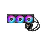 ASUS TUF Gaming LC III 360 ARGB LCD, Dispositivo di Raffreddamento a Liquido All-in-One, Tre Ventole ARGB Preinstallate, Display IPS LCD da 2,8, Tubi da 400 mm, Nero