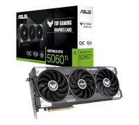 ASUS TUF Gaming NVIDIA GeForce RTX 5060 Ti OC Edition, Scheda Grafica Gaming da 16 GB GDDR7, 128 Bit, PCIe 5.0, 1 HDMI 2.1, 3 DisplayPort 2.1, Software GPU Tweak III, Nero, TUF-RTX5060TI-O16G-GAMING