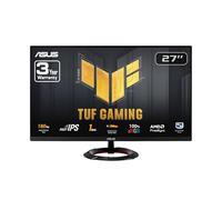 ASUS TUF Gaming VG279Q3R Monitor da gioco 27 pollici 1080p - Full HD, 180Hz, IPS veloce, estrema bassa sfocatura di movimento, 1 ms, FreeSync, overdrive variabile, Shadow Boost, cura degli occhi, 100%