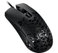 ASUS TUF M4 Air Wired Gaming Mouse - P307, design a guscio d'aria durevole e ultraleggero, sensore ottico 16.000 dpi, sei pulsanti tattili programmabili, resistenza all'acqua IPX6, colore nero