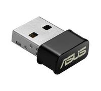 ASUS USB-AC53 Nano - Adattatore Wi-Fi e USB , (AC1200 Dual Band), 300 - 867 Mbps, Formato Compatto, Supporto MU-MIMO, Nero