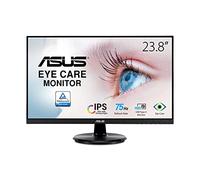 ASUS VA24DCP Eye Care Monitor da 23,8" Full HD, IPS, senza cornice, USB-C, 65W PD, 75Hz, Adaptive-Sync/FreeSync, luce blu bassa, senza sfarfallio, montabile a parete