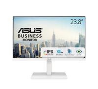 ASUS VA24EQSB-W Monitor Business 24, Full HD, IPS, 75 Hz, Tecnologia Adaptative-Sync a Basse Luci Blu Anti-Sfarfallio, Design Ergonomico Senza Cornice, Montabile a Parete, Bianco