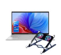 ASUS Vivobook 17.3 F1704 AI Premium Laptop, 17.3 FHD, Intel i7-1355U, 24GB RAM, 1TB SSD, retroilluminato Numeric KB, Privacy Camera, Bundle con PCO Notebook Pieghevole Radiatore, Laptop Cooler