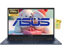 ASUS Vivobook - Computer portatile 14", display FHD 1920 x 1080, processore Intel 6-core i3 (fino a 4,5 GHz), SSD da 40 GB RAM 2 TB, Windows 11, grafica Intel UHD, auricolari NLY, blu silenzioso