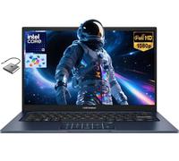 ASUS Vivobook - Computer portatile FHD da 14", Intel 6-Core i3-1315U (Beat i7-1250U), SSD da 16 GB di RAM da 1 TB, per studenti universitari e aziendali, con NumberPad, batteria lunga, webcam privata