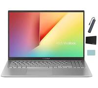 ASUS VivoBook - Computer portatile FHD da 15,6", processore AMD Quad Core Ryzen 5 3500U, 12 GB DDR4, SSD PCIe da 512 GB, grafica AMD Radeon Vega 8, Windows 10 Home, colore argento, con accessori
