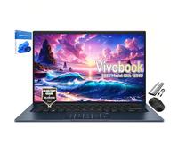ASUS Vivobook - Computer portatile modello 2025 da 14", Intel 10-Core i5-1334U (Beats i7-1265U), webcam 720p, USB C, design sottile, cerniera piatta a 180°, Win11, mouse wireless e PSD da 128 GB (RAM