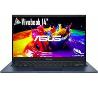 ASUS Vivobook - Computer portatile sottile FHD da 14", Intel 12a generazione i3-1215U, grafica Intel Iris Xe, Bluetooth 5.3, Wi-Fi 6E, lettore di impronte digitali, webcam 720p, USB tipo C, Windows11