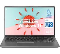 ASUS Vivobook - Computer portatile touchscreen da 15,6", processore Intel Core i3 di 11a generazione, dual-core, memoria da 32 GB, SSD da 2 TB, Windows 10, grigio ardesia, tastiera Chiclet, ultra