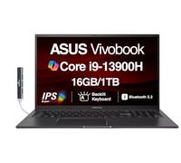 ASUS Vivobook - Espansore porta USB DKZ DKZ per computer portatile 17X da 17,3" (Intel i9-13900H a 14 core Intel i9-13900H, 16 GB di RAM, SSD PCIe da 1 TB, Intel Iris Xe, KB retroilluminato, impronte