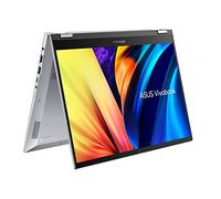 ASUS Vivobook Flip S14 TP3402VA#B0BRZRYHJJ, Notebook in alluminio Monitor 14" Glossy touchscreen, Intel Core 13ma gen i5-1335U, RAM 8GB, 512GB SSD PCIE, Grafica Intel iris Xe Windows 11 Home, Argento
